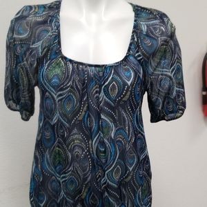 Apt 9 small multi color top